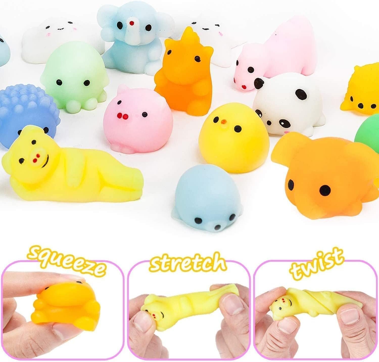 107 PCS Kids Party Favors for Ages 4-12, Pop Fidget Toys, Goodie Bag Stuffers, Treasure Box Prizes, Pinata Fillers, Classroom Rewards, Birthday Party Supplies, School Carnival Prizes, Summer Camp Activities