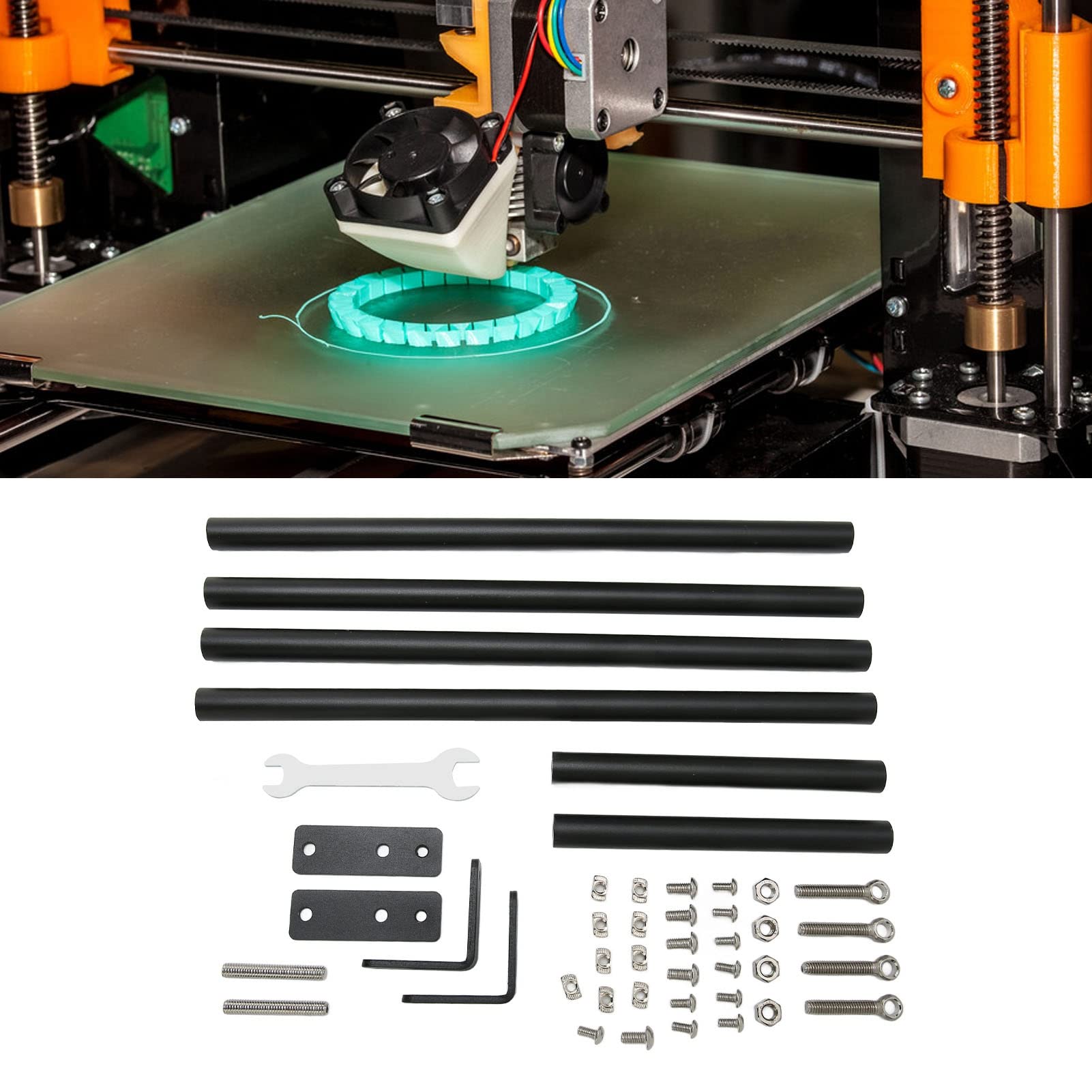 3D Printer Support Rod for CR-10 S5 - Vibration Reduction Stabilizer Kit | Improve Print Quality for Large 3D Models | Perfect for Home Workshops & DIY Projects