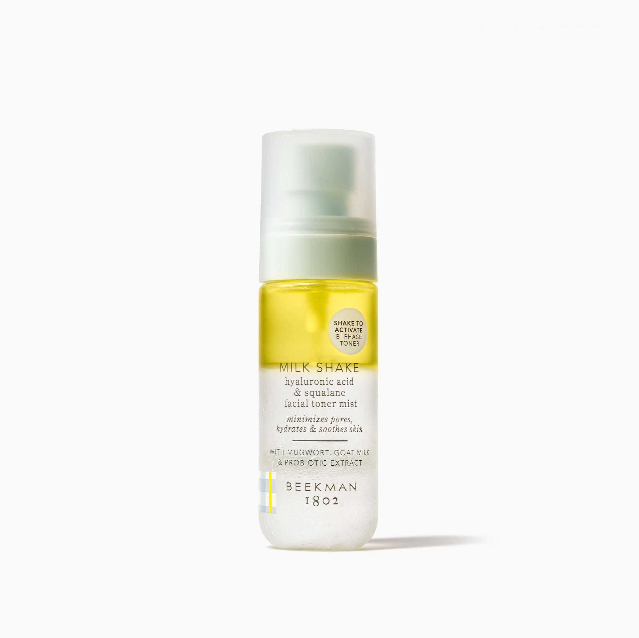 Hydrating Facial Toner Mist with Hyaluronic Acid & Squalane - Refreshing Milk Shake Formula for Dry Skin - Perfect for Daily Skincare Routine & On-the-Go Hydration