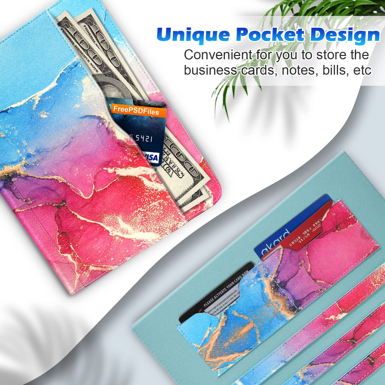 Premium Leather Folio Case for iPad 6th/5th Gen (2018/2017), iPad Air 2 (2014), iPad Air (2013) & iPad Pro 9.7
