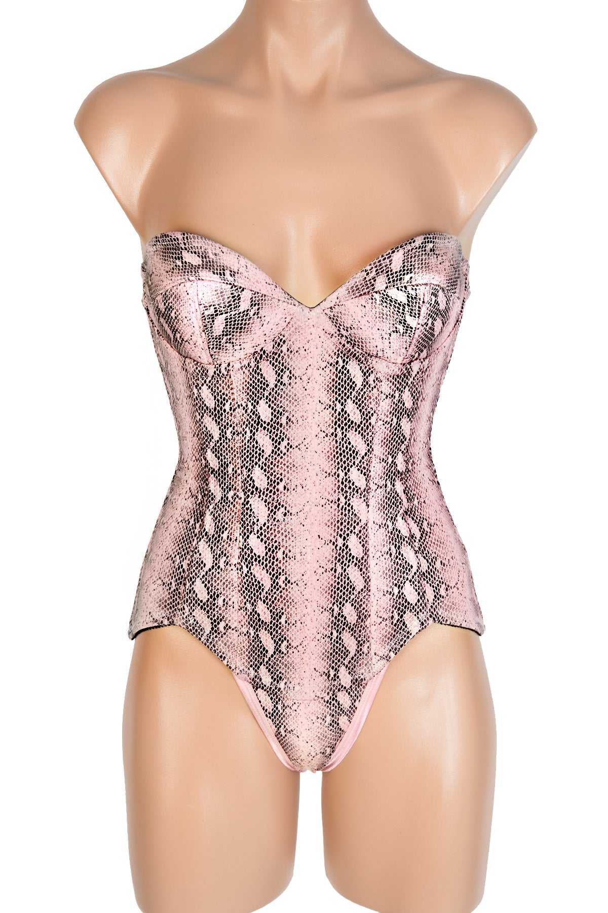 Naked Carousel Stretch Corset - Adjustable Waist Trainer for Women, Shapewear Body Shaper with Comfortable Elastic - Perfect for Waist Training, Burlesque, Cosplay & Special Occasions
