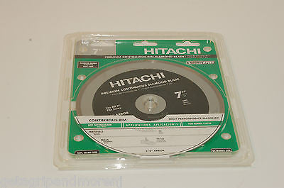 Hitachi 728746 7-Inch Wet/Dry Diamond Saw Blade for Tile Cutting - Perfect for Porcelain, Ceramic & Stone - Ideal for DIY Projects & Professional Tile Installation