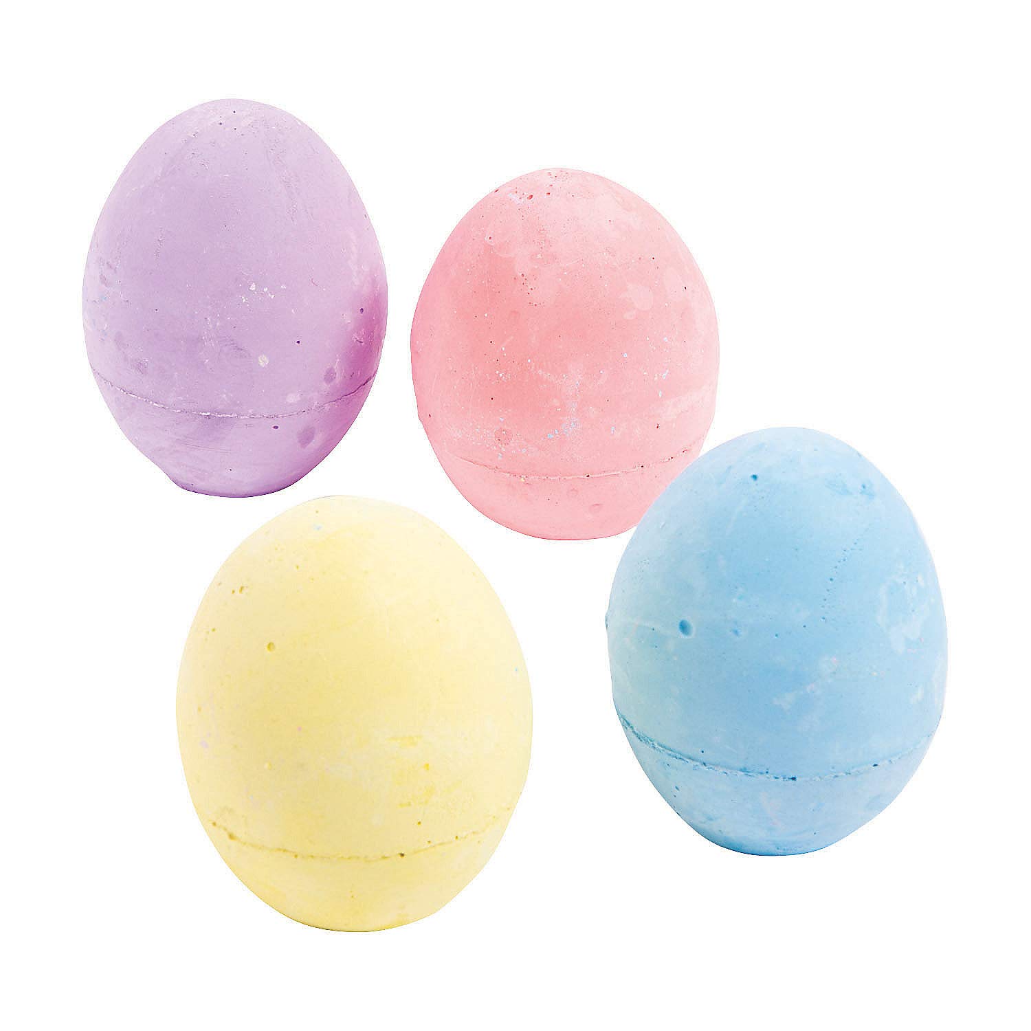 Easter Egg Sidewalk Chalk 12 Pack - Colorful Outdoor Chalk for Kids Easter Basket Stuffers & Spring Activities - Perfect for Sidewalk Art, Easter Egg Hunts & Outdoor Play