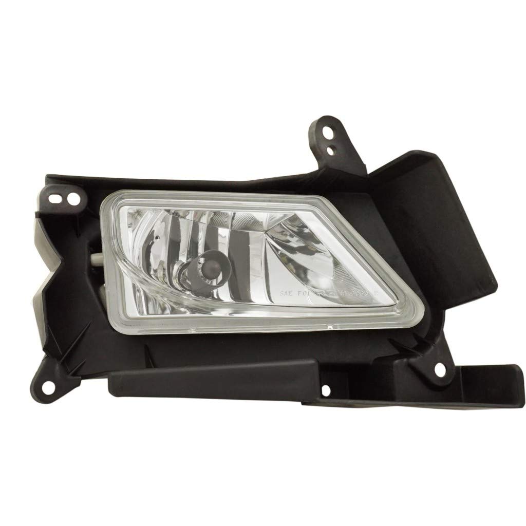 Mazda 3 Sport Fog Light Assembly 2010 2011 Right Passenger Side | Rectangular Fog Lamp | Compatible with 2.5L Engine | Replacement Part MA2593119 BBM551680C | Perfect for Night Driving & Foggy Conditions
