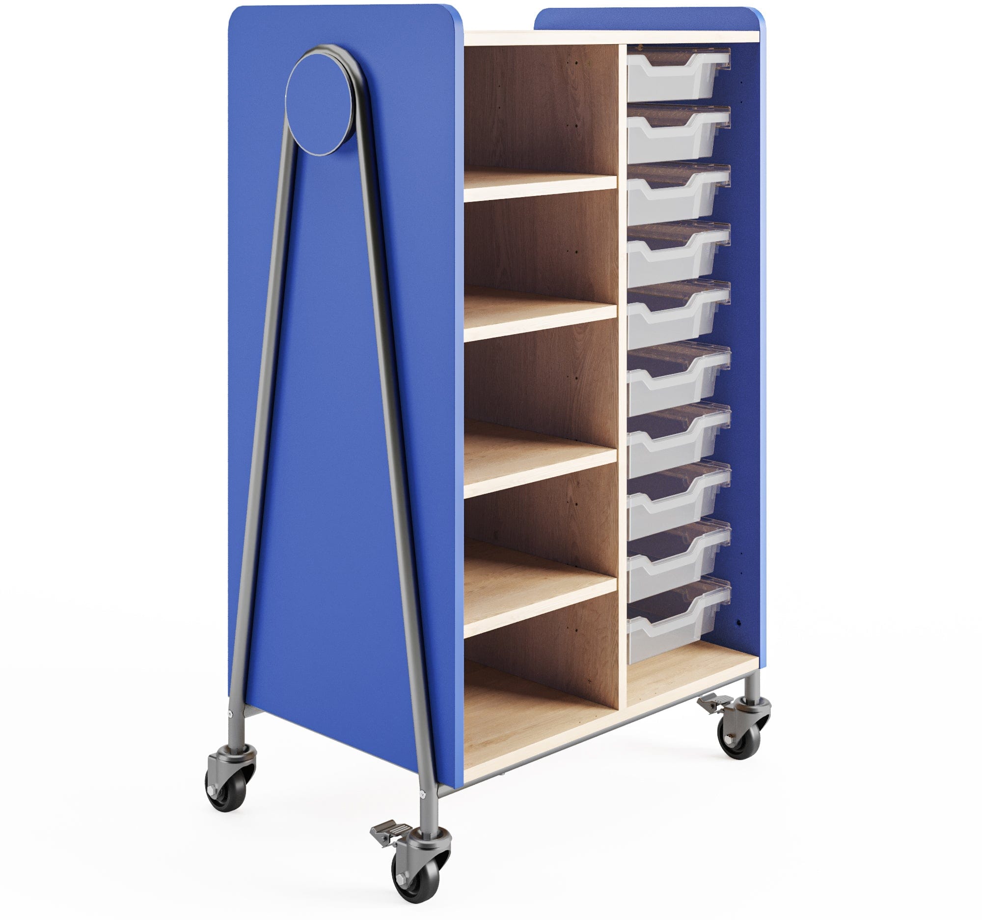 Safco 3922 Whiffle Double 48-Inch Wire Mesh Organizer - Perfect for Office, Home, and Classroom Storage Solutions