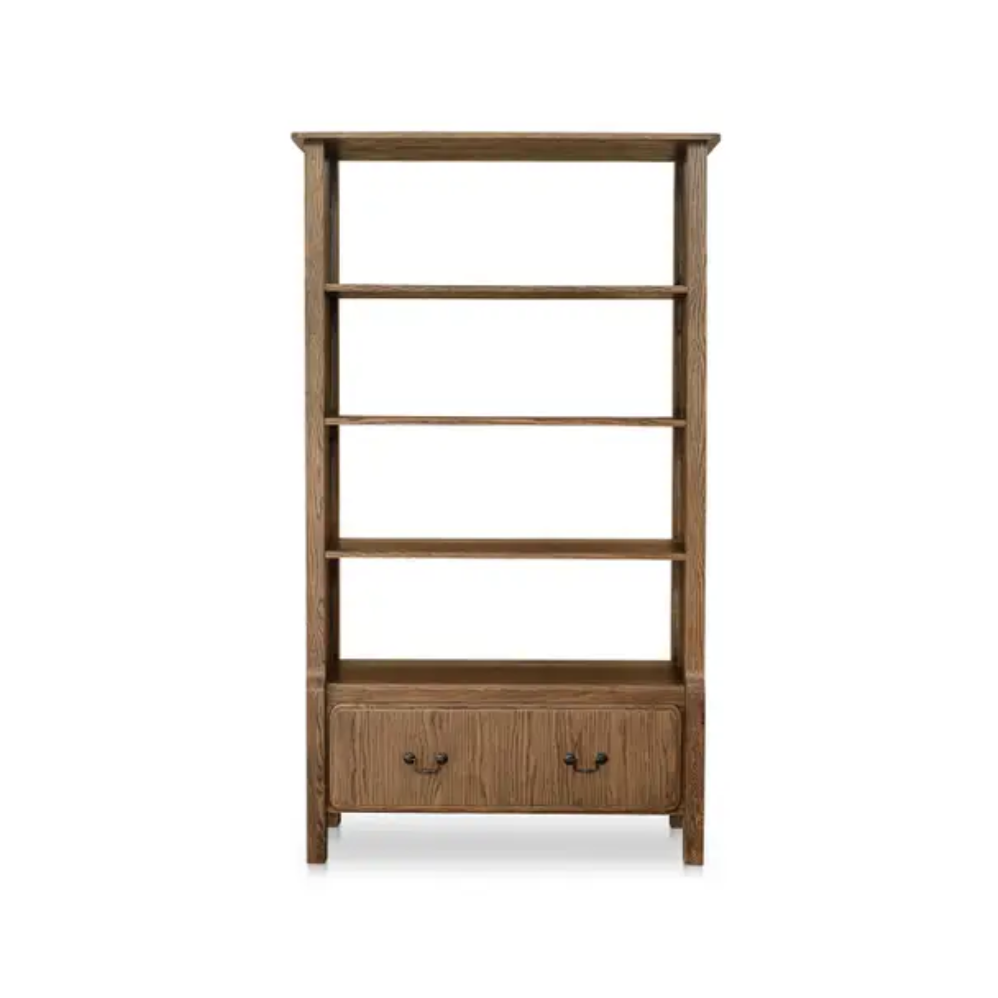 Modern Wooden Bookcase with 5 Shelves - Sturdy Storage for Books, Toys & Decor - Perfect for Living Room, Bedroom or Home Office