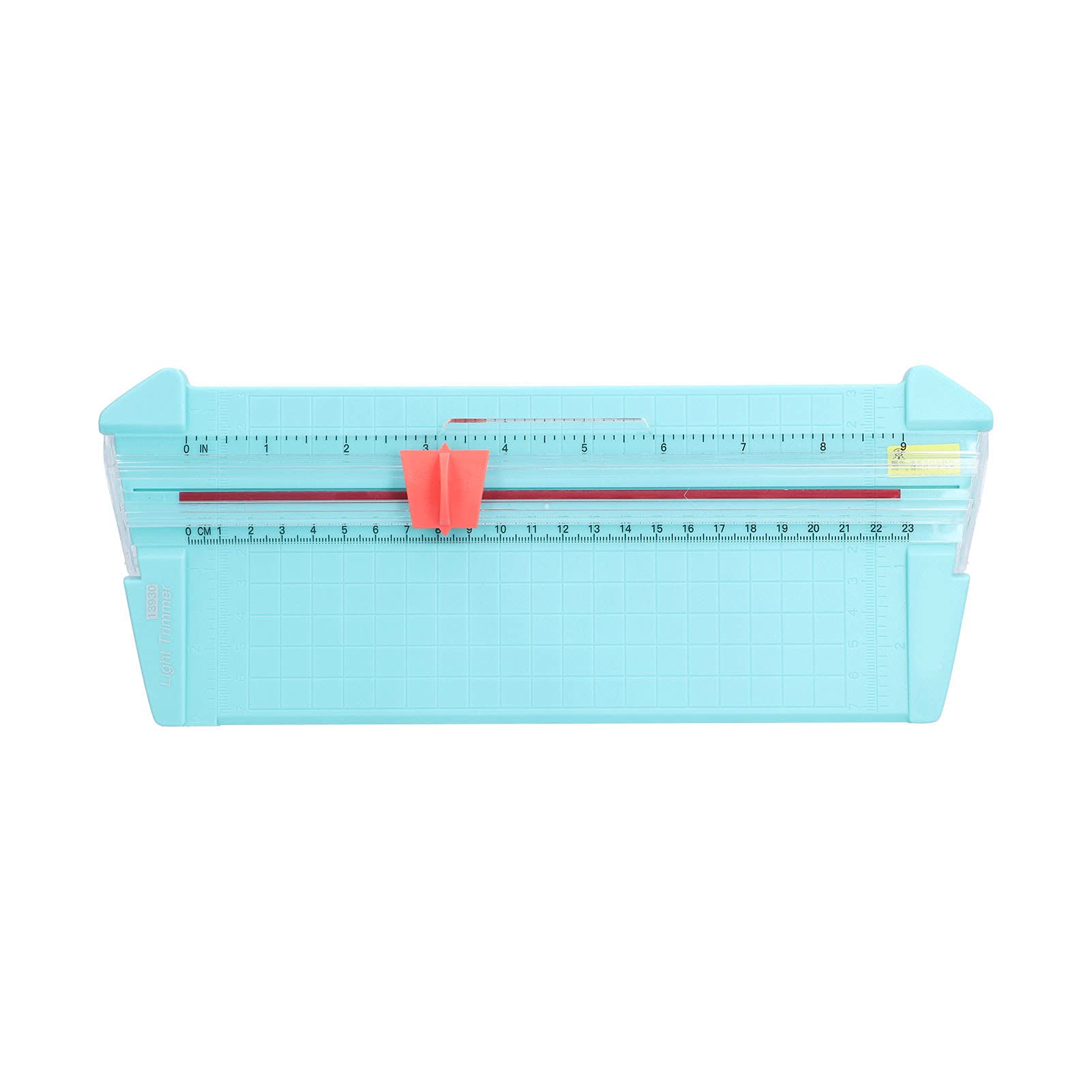 HASAKI Mini Portable Paper Trimmer - Easy to Use, Accurate Cutting & Positioning, Convenient Replacement Blade - Perfect for Scrapbooking, Card Making & Office Use (Mint Green, 13930)