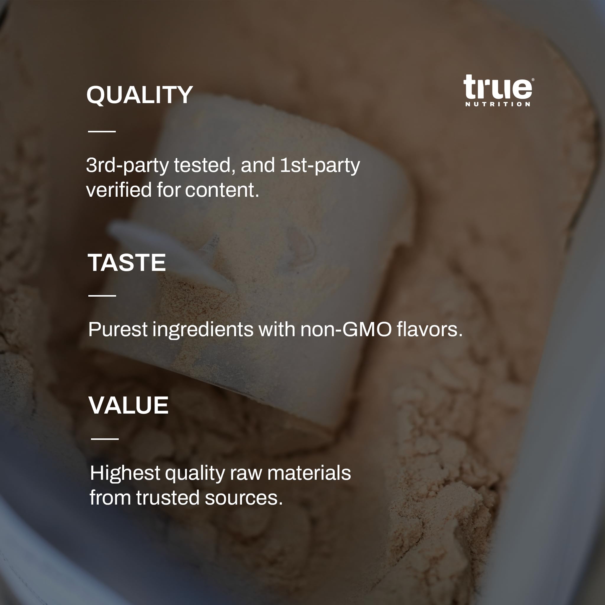 True Nutrition Whey Protein Concentrate Powder - 100% Pure Fast-Acting Low Carb Protein with Essential Amino Acids & High Leucine - Chocolate Fudge Brownie Flavor - 1lb for Post-Workout Recovery & Muscle Building