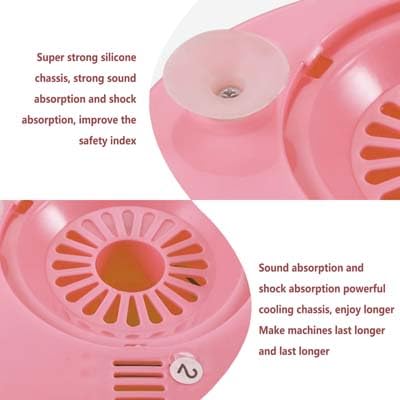 Durable Metal Cotton Candy Machine for Kids - Easy Home Use & Birthday Parties