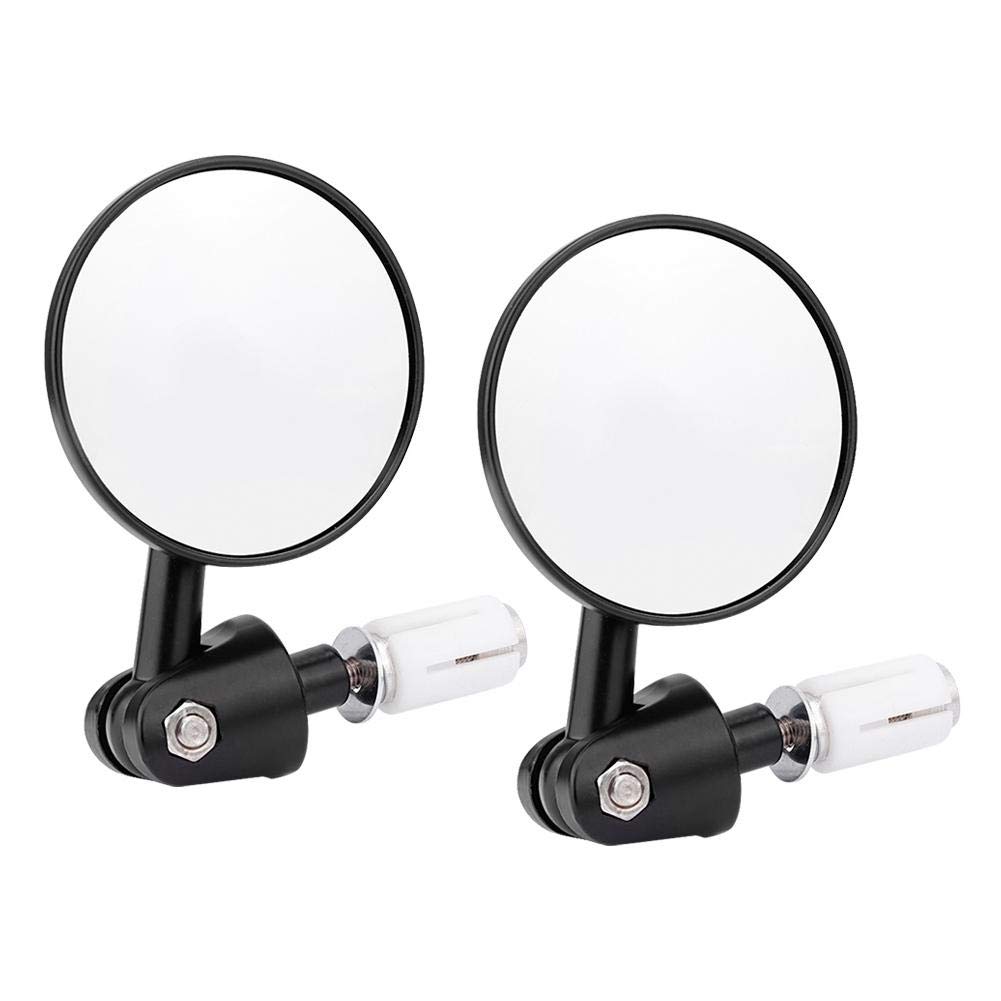 2Pcs Motorcycle Folding Handlebar Rearview Mirrors - 22mm Adjustable Side Mirrors for Enhanced Safety & Visibility | Perfect for Harley, Honda, Yamaha & Cruiser Bikes | Ideal for Highway Riding & Urban Commuting