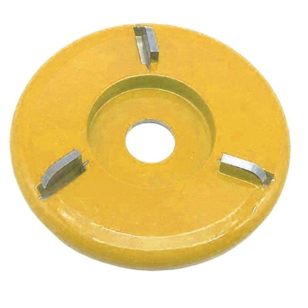 90mm Rotary Planer Power Wood Carving Disc for Angle Grinder - Hexagonal Blade Attachment with 22mm Bore & 6 Teeth - Perfect for Woodworking, DIY Projects, and Professional Carpentry