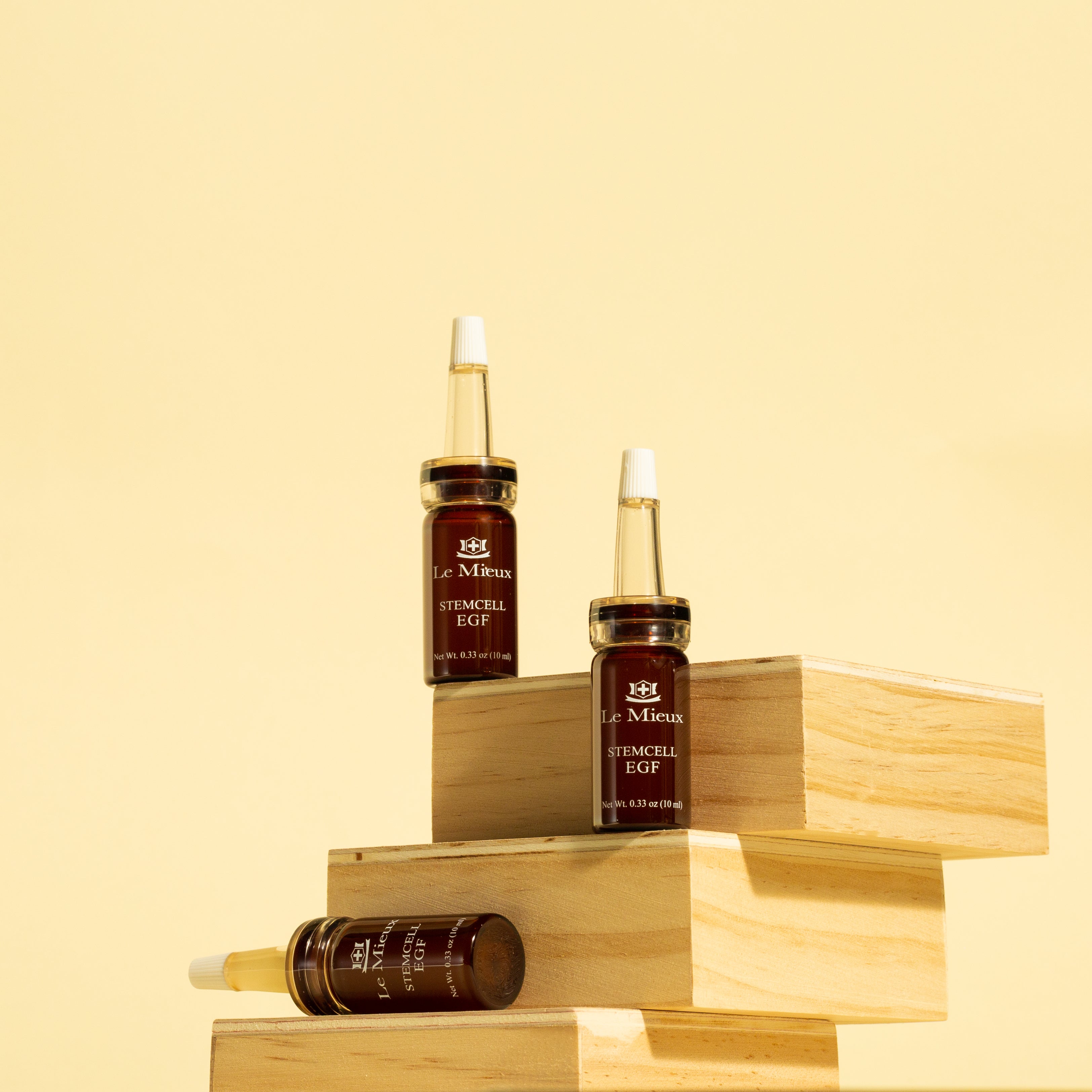 Stem Cell EGF Ampoules for Skin Rejuvenation - Anti-Aging Facial Serum with Epidermal Growth Factor - Perfect for Night Routine & Wrinkle Reduction