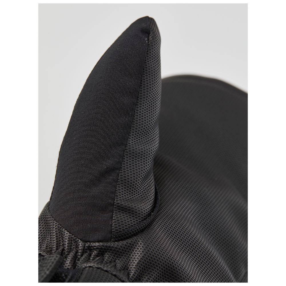Hestra Ferox Primaloft Kids Ski Mittens - Waterproof Winter Gloves for Boys & Girls - Black (32991) - Perfect for Snowboarding, Sledding & Cold Weather Activities