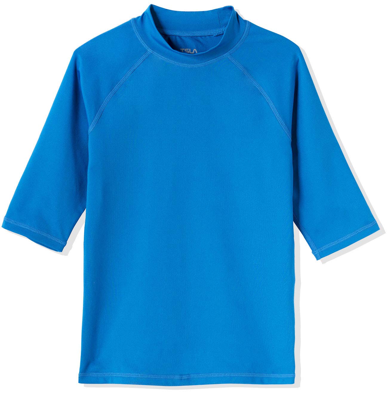 TSLA UPF 50+ Kids Sun Protection Rash Guard - Short Sleeve UV Swim Shirt for Boys & Girls - SPF Surf & Water Shirt for Swimming, Beach, Pool, and Outdoor Activities