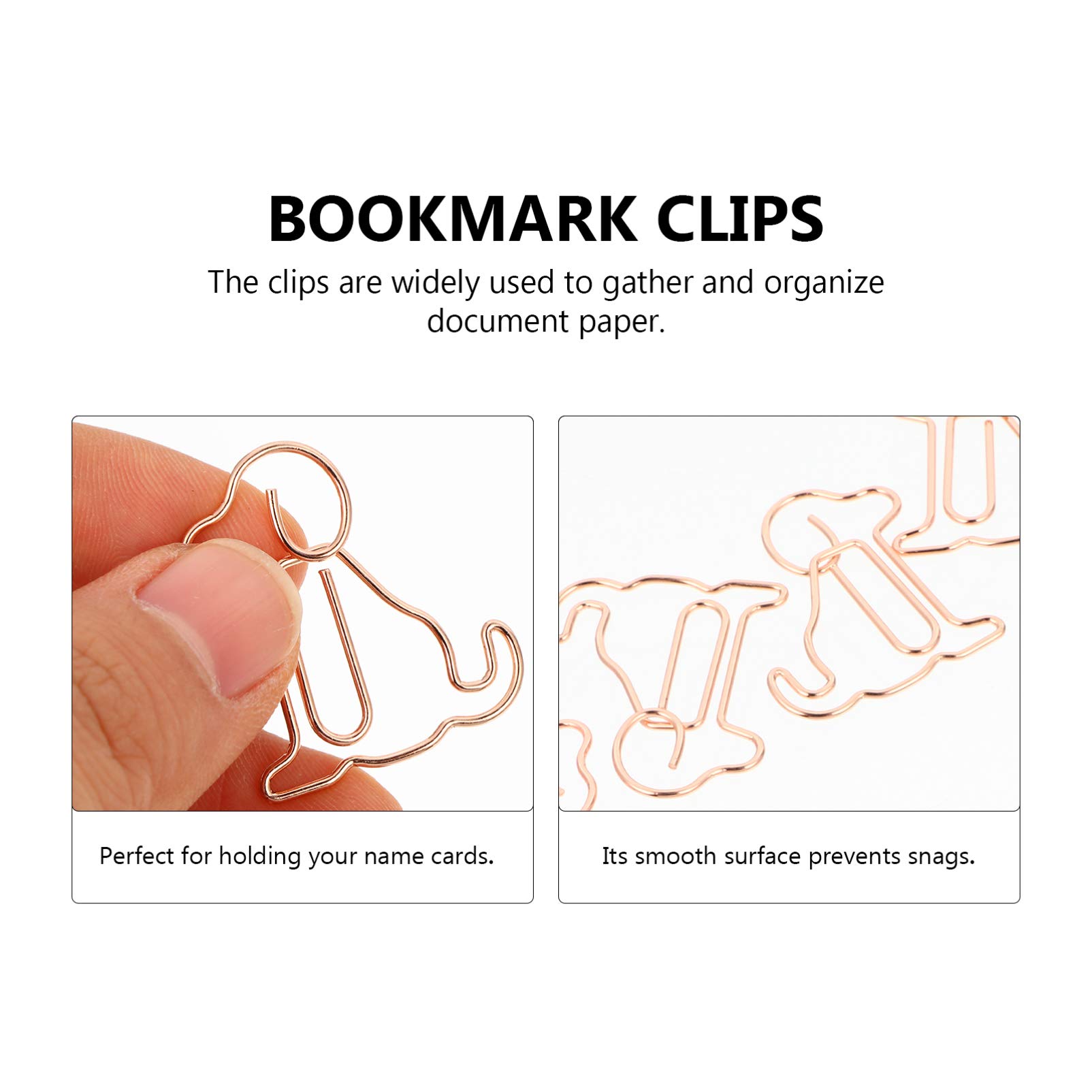 25pcs Animal Shaped Musical Note Paper Clips - Cute Dog Design Fun Office Supplies for Bookmarking, Memo Clips & Binder Organization - Perfect for School, Office & Gift Giving