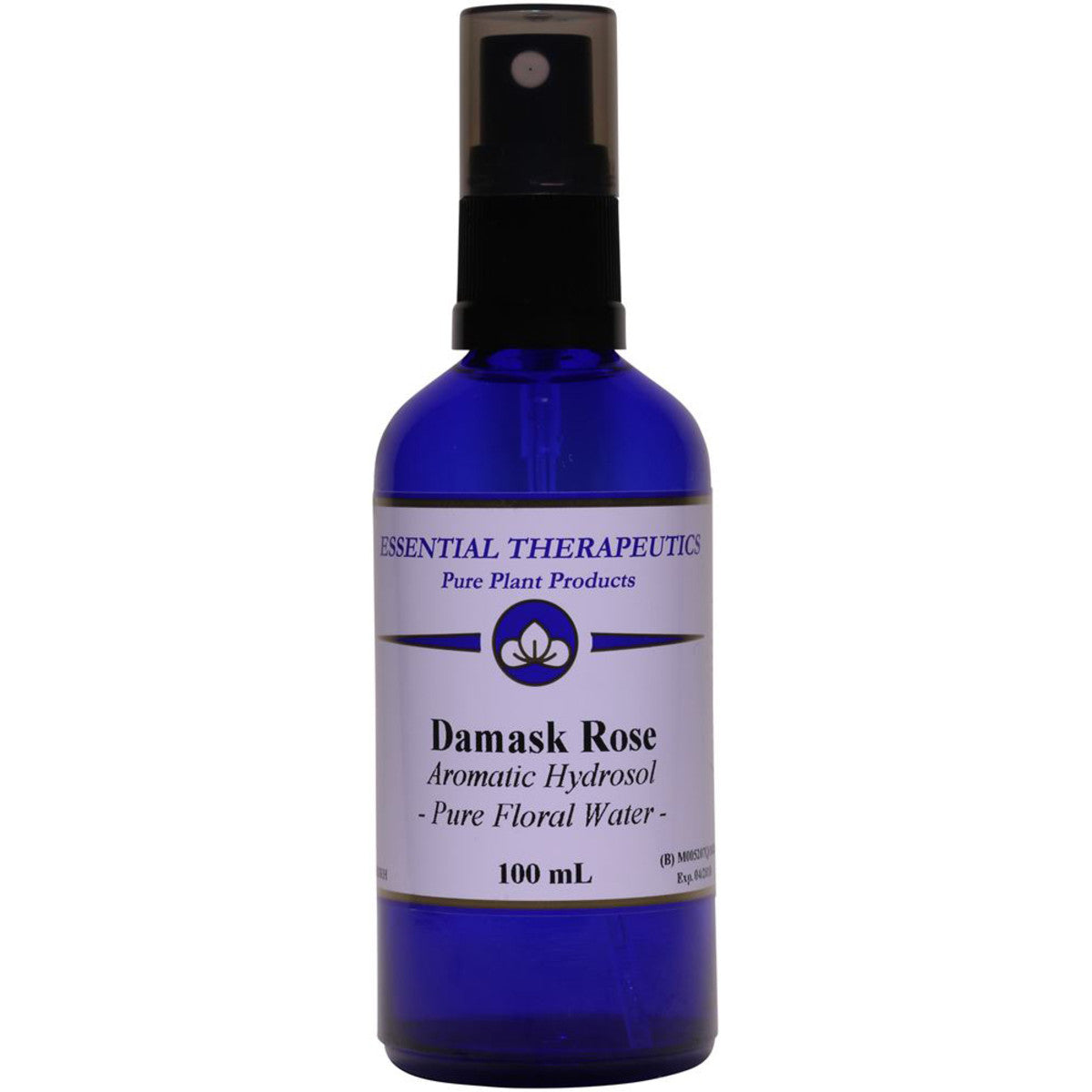 Pure Damask Rose Floral Water Hydrosol 100ml - Essential Therapeutics Aromatic Mist for Skincare, Aromatherapy & Relaxation