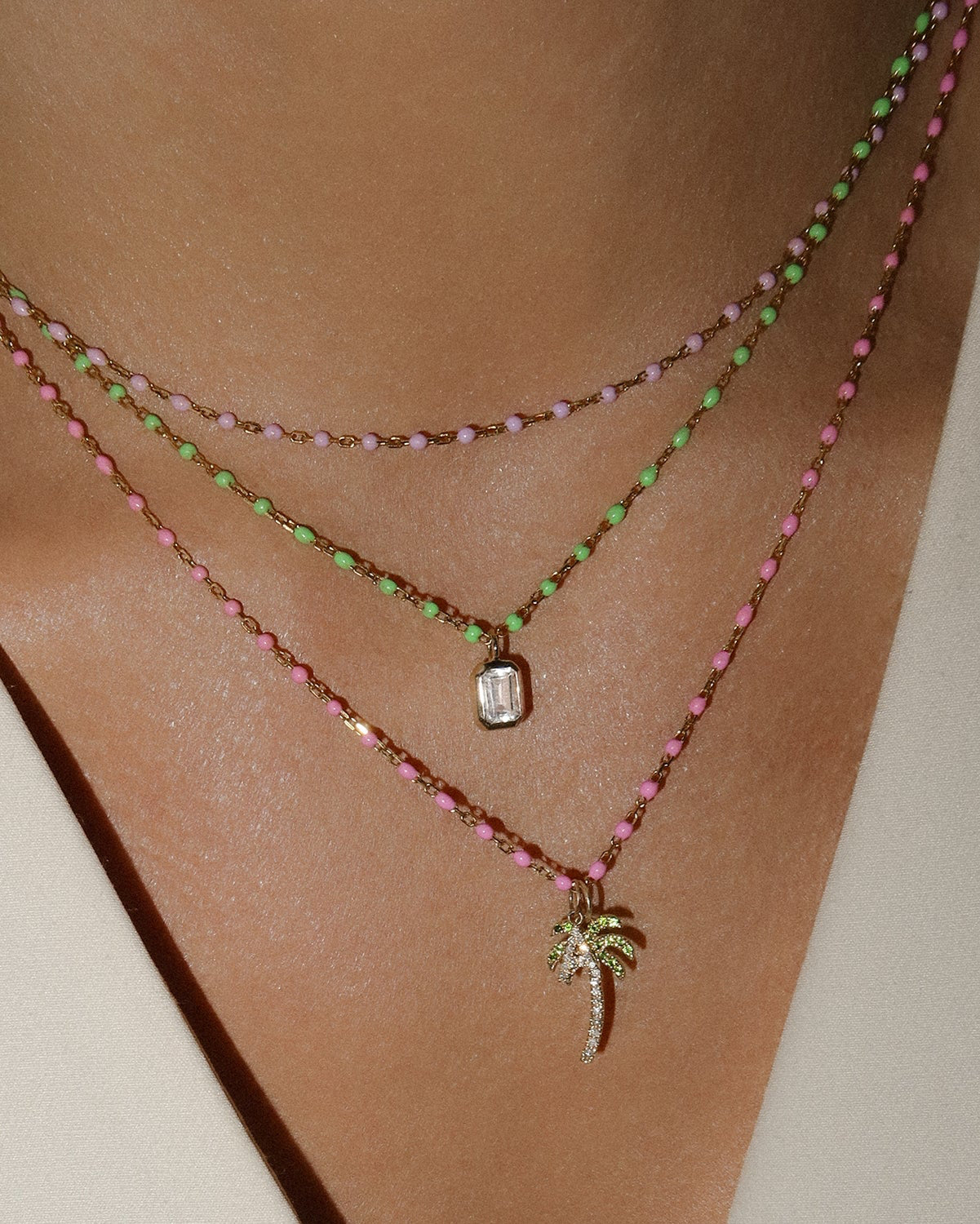 Fresh Lime Candy Chain Necklace - Sweet & Playful Jewelry for Women - Perfect for Summer Outfits, Beach Parties & Casual Wear