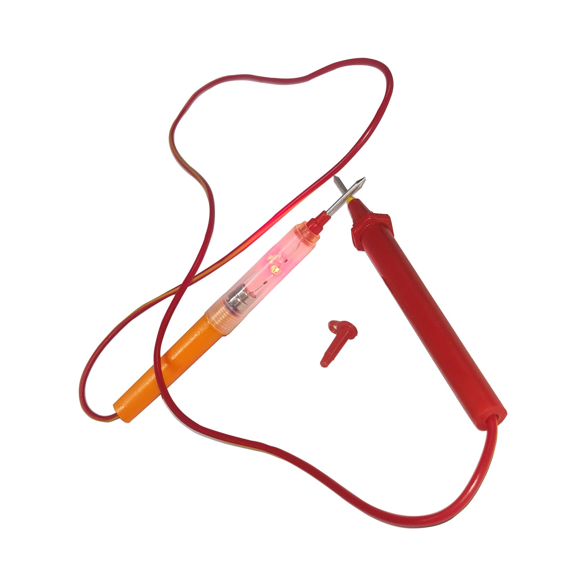 Jonar® Continuity Tester with Red LED Indicator - Professional Electrical Circuit Tester for DIY Projects, Electronics Repair, and Automotive Wiring Testing