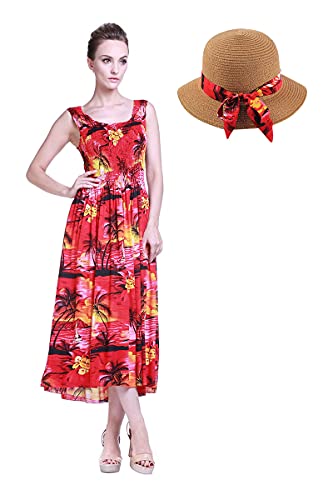 Sunset Red + Hat