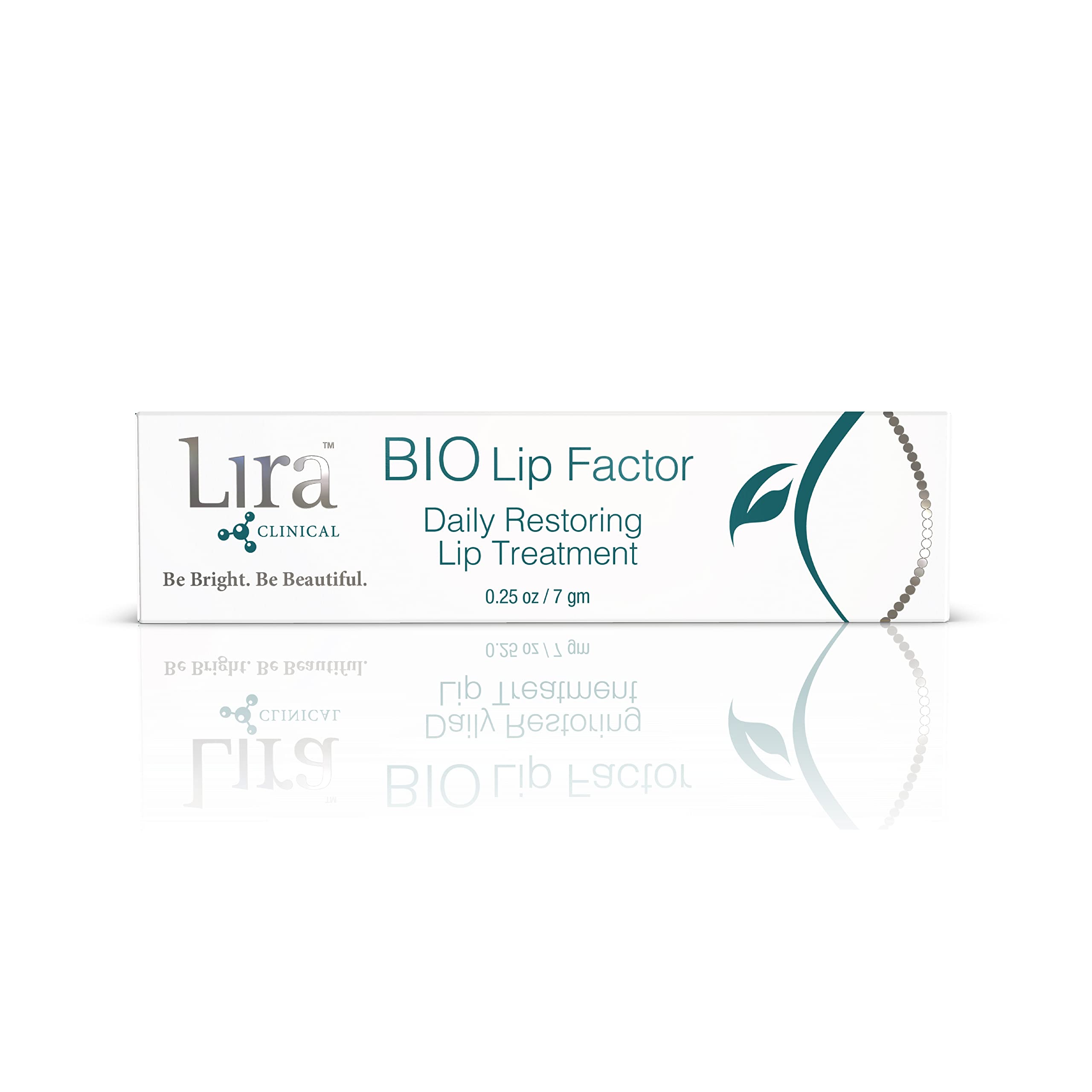 Lira Clinical BIO Lip Factor SPF 15 Lip Balm - Peptide Infused Lip Treatment with Vitamin C, E, Jojoba & Avocado Oil - Hydrating Moisturizer for Dry, Chapped Lips - 0.25 oz | Perfect for Daily Use, Outdoor Activities & Winter Lip Care