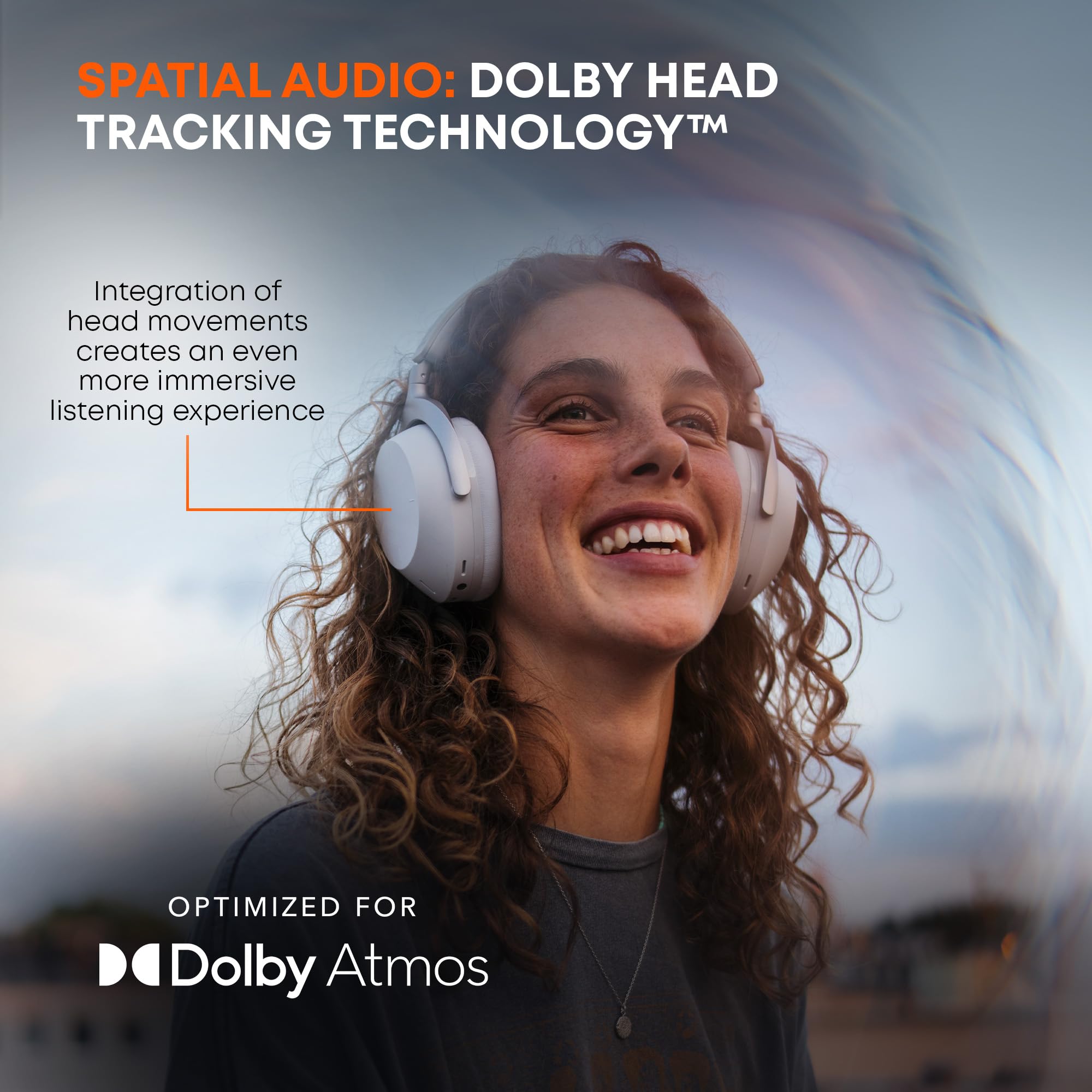 Beyerdynamic AVENTHO 300 Wireless Over-Ear Headphones with Active Noise Cancelling (ANC), Dolby Atmos & Head Tracking - Premium Sound for Music, Movies & Gaming - Nordic Grey