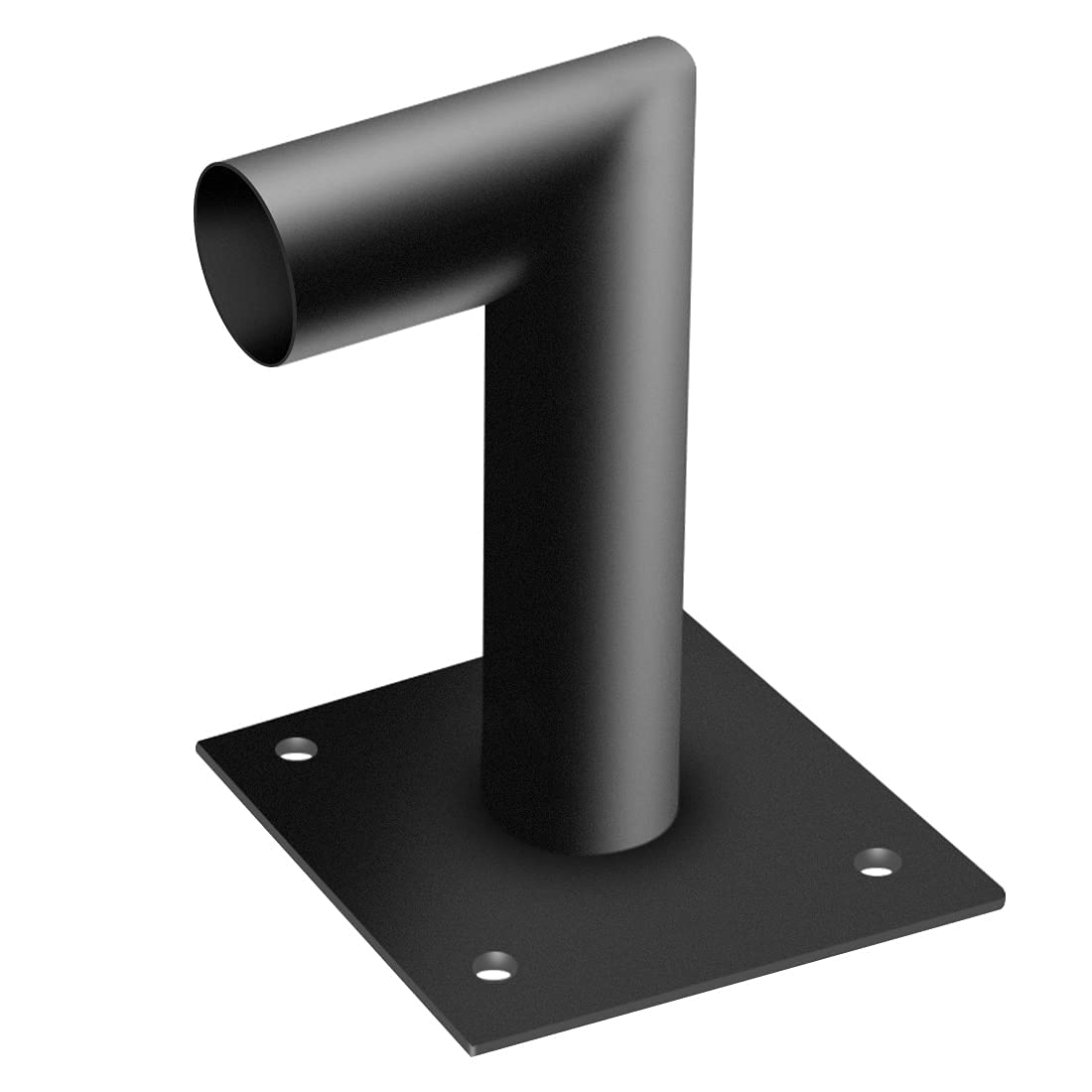 LEDMO 90 Degree L-Shaped Wall Mount Bracket for Outdoor LED Parking Lot Lights - Heavy Duty Dusk to Dawn Photocell Street Light Mounting Bracket for Commercial Shoebox Area Lights - Perfect for Parking Lots, Streets, and Yard Lighting