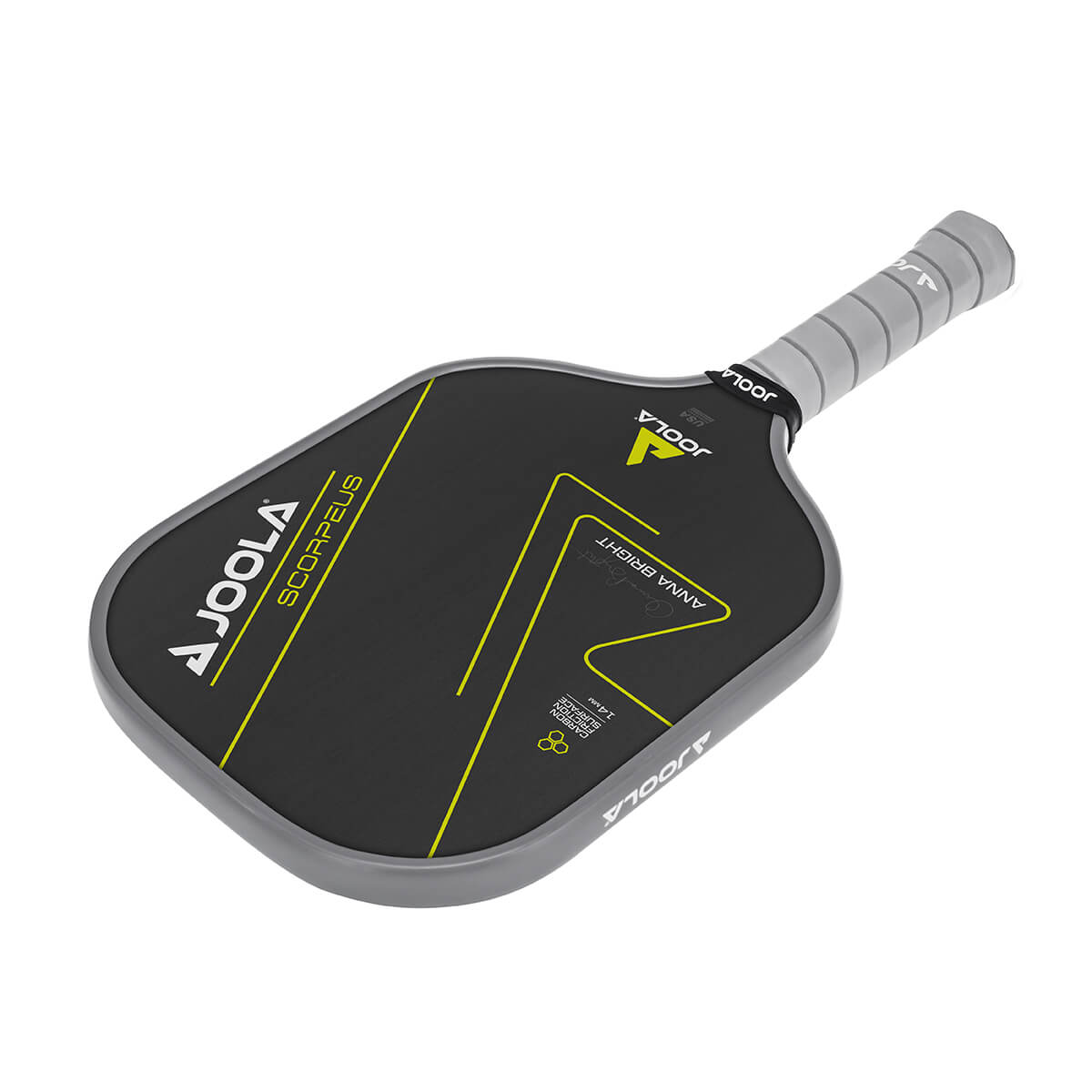 **JOOLA Anna Bright Scorpeus CFS 14 Pickleball Paddle - Premium Carbon Fiber Surface for Enhanced Spin & Control - Perfect for Competitive Play & Recreational Pickleball Games**