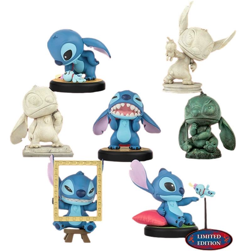 STITCH Art Gallery Series Blind Box - Cute Collectible Figures for Disney Fans, Perfect for Display, Gifts & Home Decor
