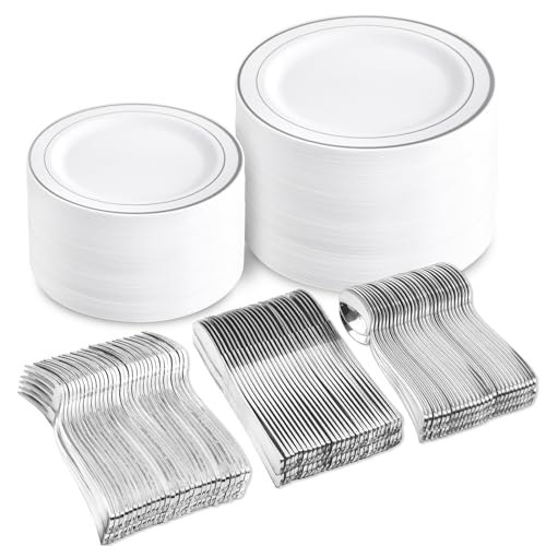 White and Silver