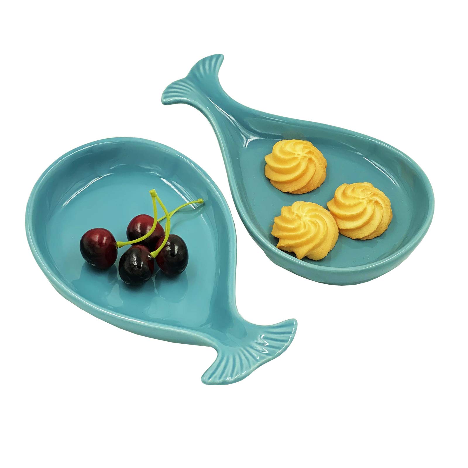 Ceramic Whale Spoon Rest for Kitchen - Coastal Beach Theme, Non-Slip Ceramic Utensil Holder - Perfect for Cooking, Serving & Coastal Home Decor