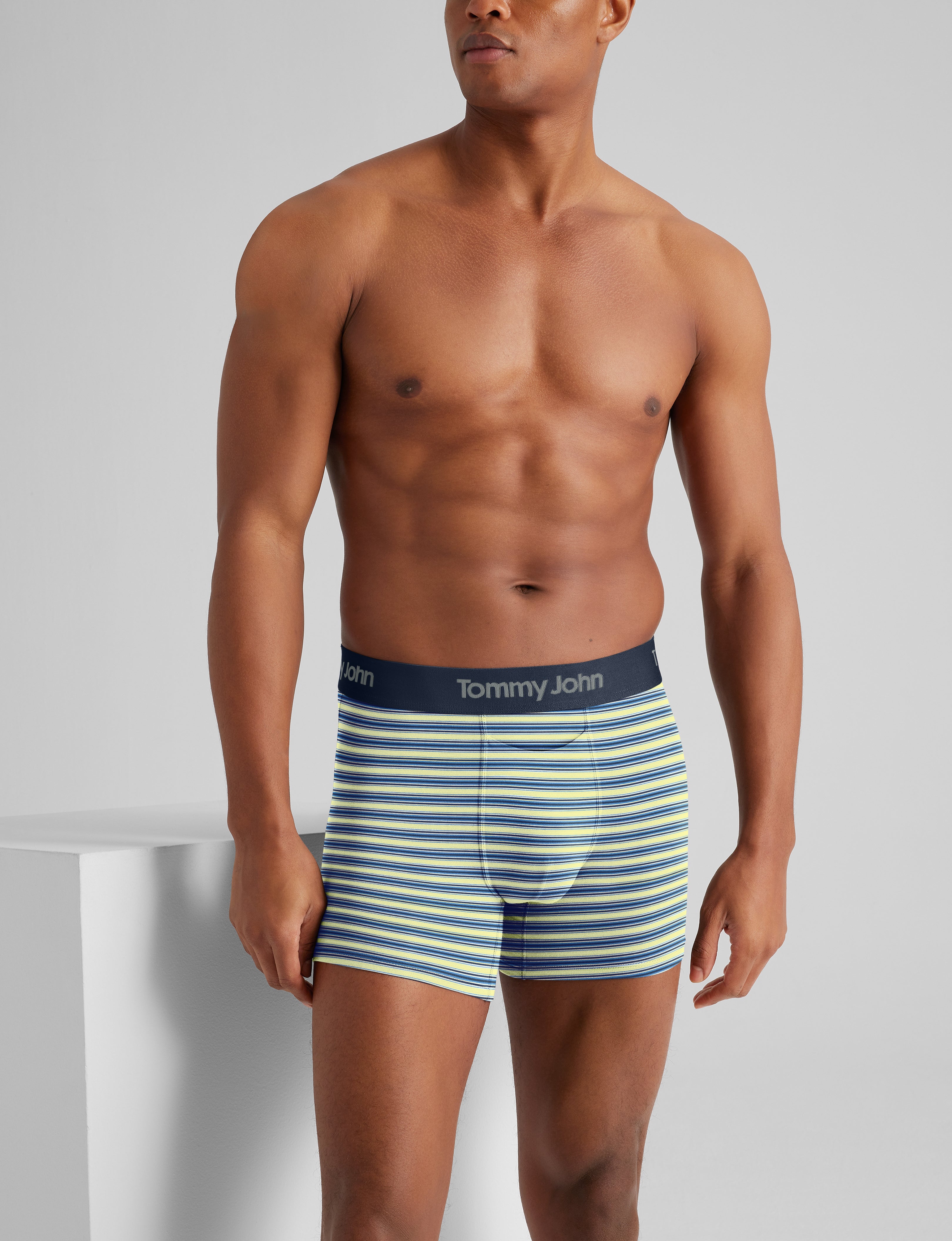 Second Skin Trunk 4 (3 Pack) - Ultra Soft Men's Underwear Briefs for All-Day Comfort - Perfect for Workout, Travel & Everyday Wear