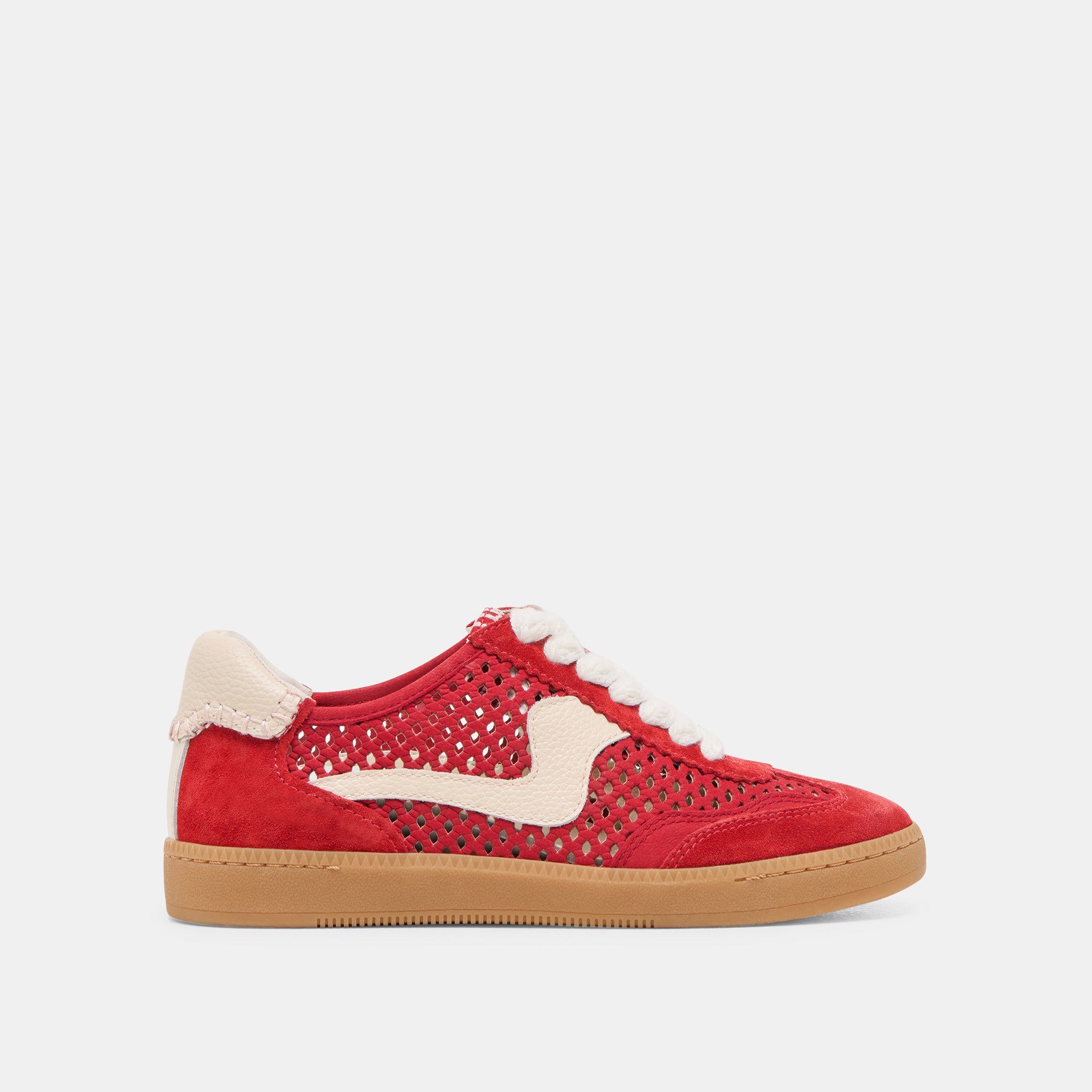 Notice Sneakers Cherry Perforated Nubuck - Stylish Comfortable Casual Shoes for Men & Women | Perfect for Walking, Running & Everyday Wear