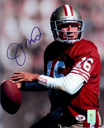 Joe Montana Autographed San Francisco 49ers 8x10 NFL Photo - Signed Memorabilia for Football Fans & Collectors - Perfect for Man Cave, Sports Room Decor, and Gift for 49ers Fans