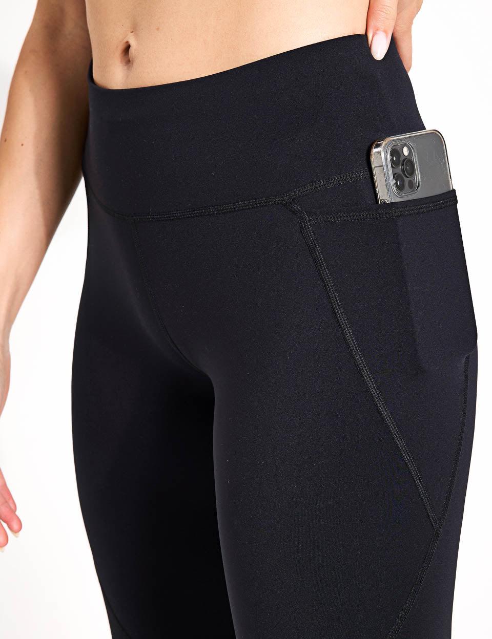 Power Gym Leggings for Women - High Waisted Workout Leggings, Black - Perfect for Yoga, Running & Gym Training