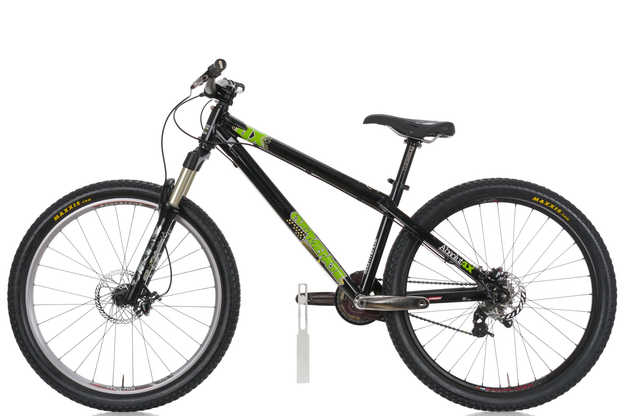 2009 Commencal Absolut 4X Aluminum Mountain Bike - SRAM Components for Four Cross Racing | Durable & Lightweight Off-Road Biking for Trails & Competitions
