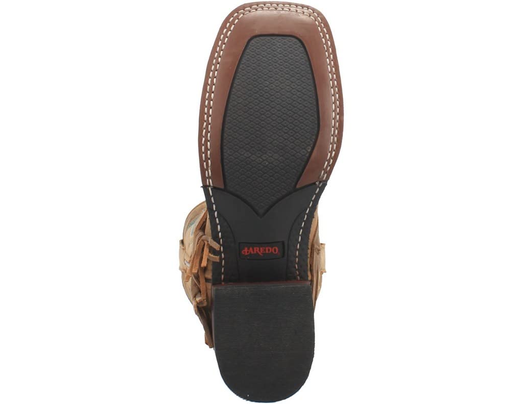 Laredo Dan Post Tan Sadie Women's Western Boots - Square Toe Cowgirl Boots for Riding & Country Fashion | Style 5848