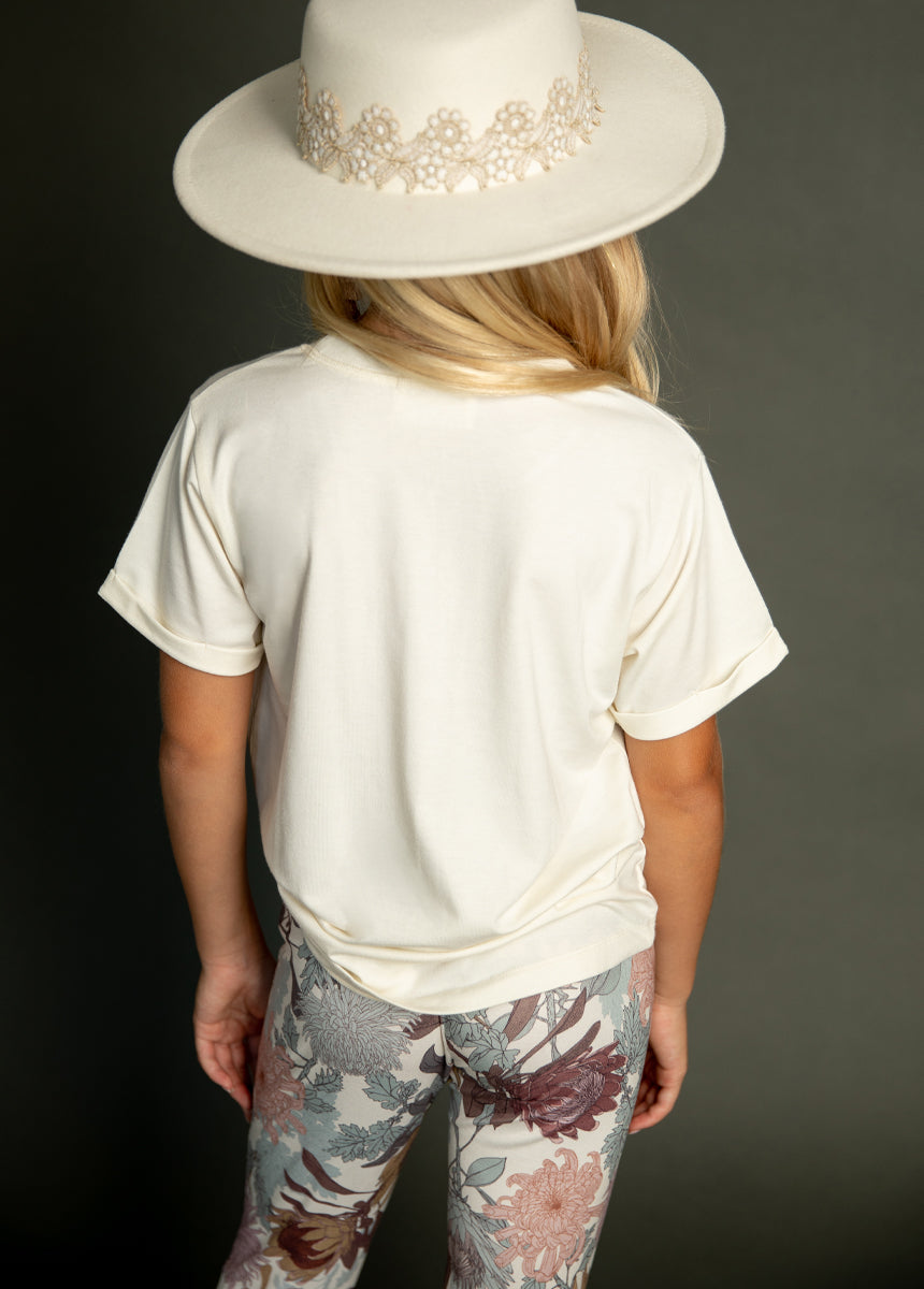 Wild & True Premium Cotton T-Shirt in Cream - Soft, Comfortable & Stylish for Casual Wear, Street Fashion & Everyday Outfits