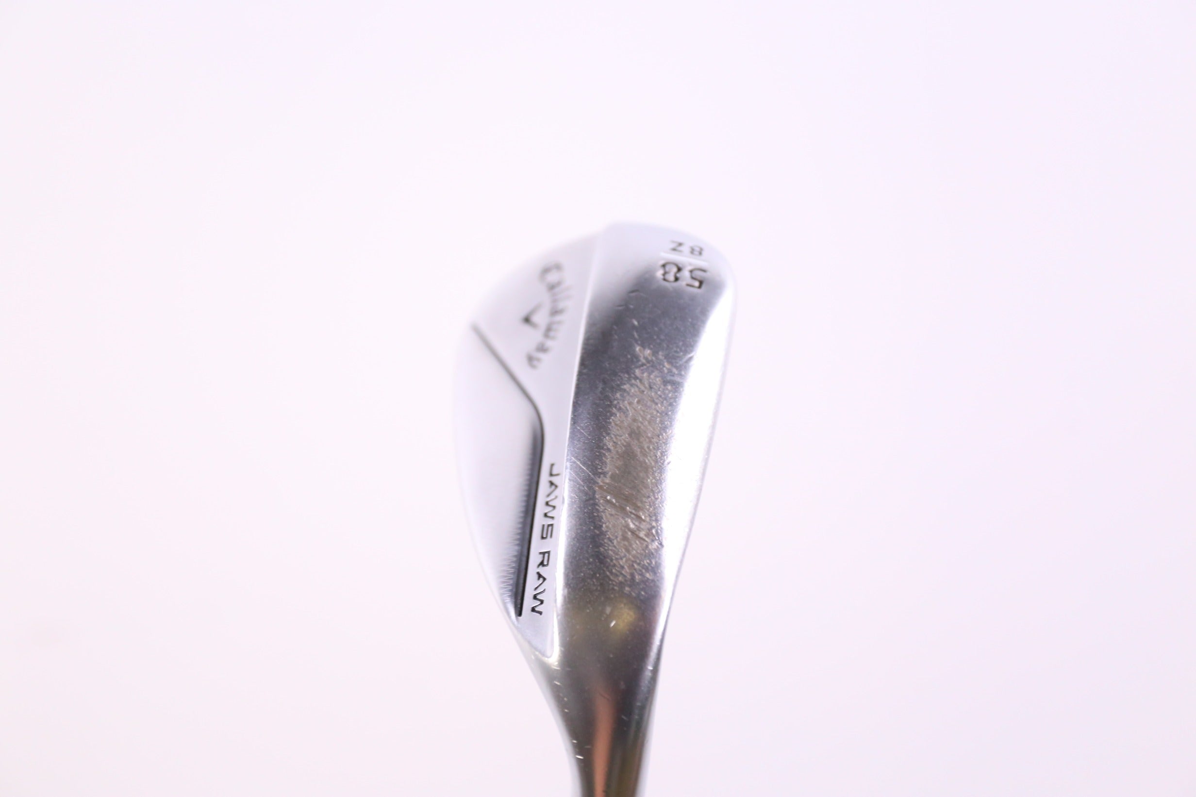 Used Callaway JAWS Raw Chrome Z Grind Lob Wedge 58° Stiff Flex Right Hand Golf Club - Perfect for Short Game Shots, Bunker Play & High-Loft Approaches