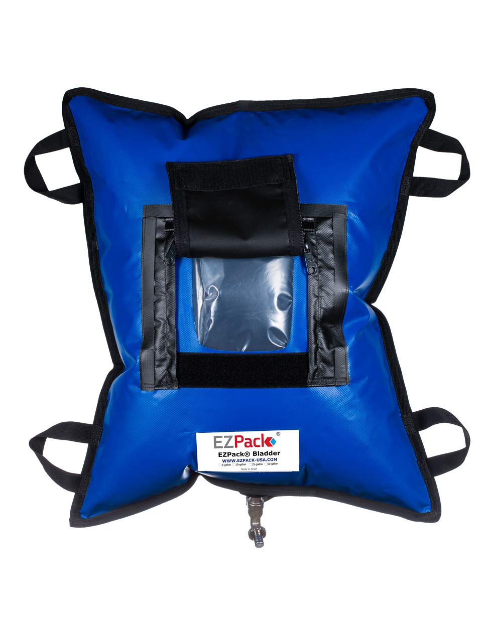 EZPACK Water Storage Bladder with Spigot - BPA Free Collapsible Water Container - Portable Water Tank for Camping, Hiking, Emergency Preparedness & Road Trips - Ideal for Outdoor Adventures, Disaster Kits & Travel Essentials