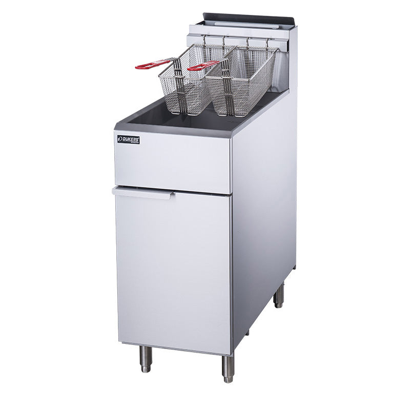 Dukers DCF5 5-Tube Burner LPG Liquid Propane Gas Fryer - Commercial Outdoor Cooking for Camping, Tailgating & Backyard BBQs