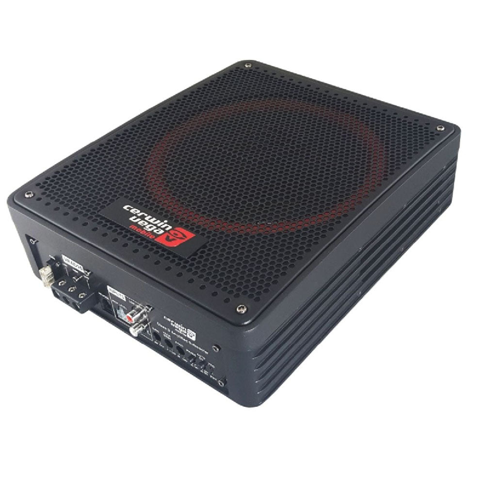 Cerwin Vega VRAD10 600W Max (200W RMS) 10-Inch Powered Active Subwoofer with Passive Radiator - Refurbished - Perfect for Home Theater, Gaming & Car Audio Systems