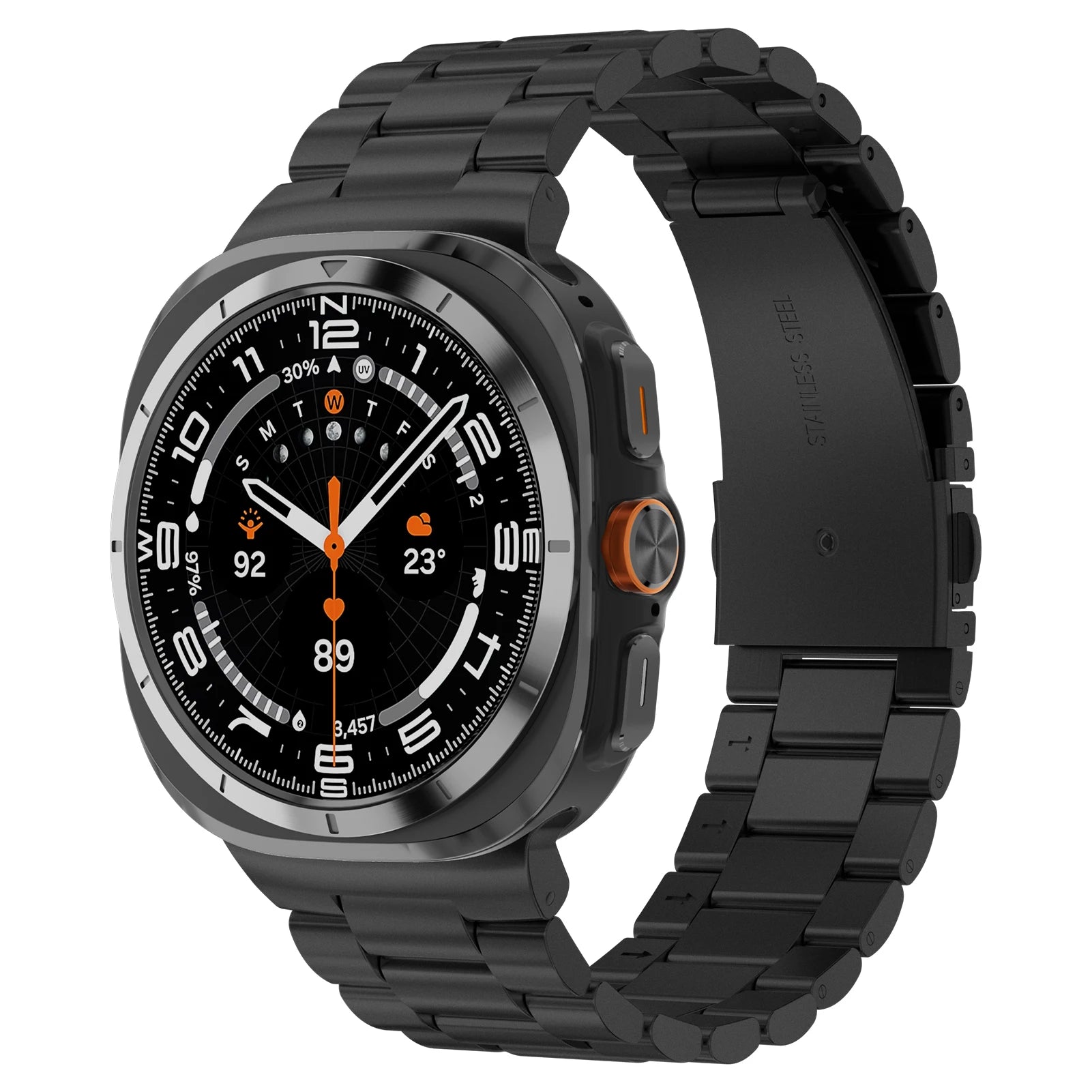 Premium Stainless Steel Bracelet Strap for Samsung Galaxy Watch Ultra - Durable & Stylish Replacement Band for Workouts, Business & Everyday Wear