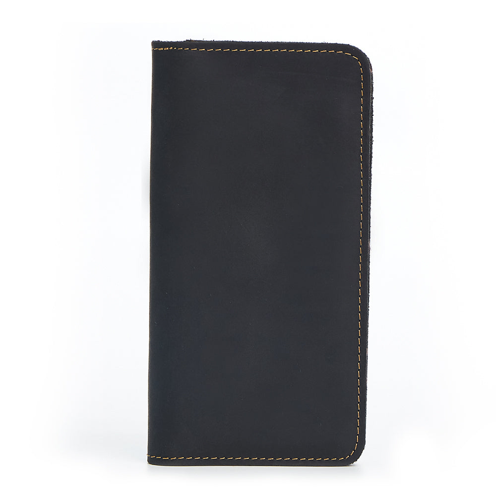 Premium Genuine Leather Wallet for Men - RFID Blocking, Slim Bifold Design - Perfect for Everyday Carry, Travel & Business (Brown)