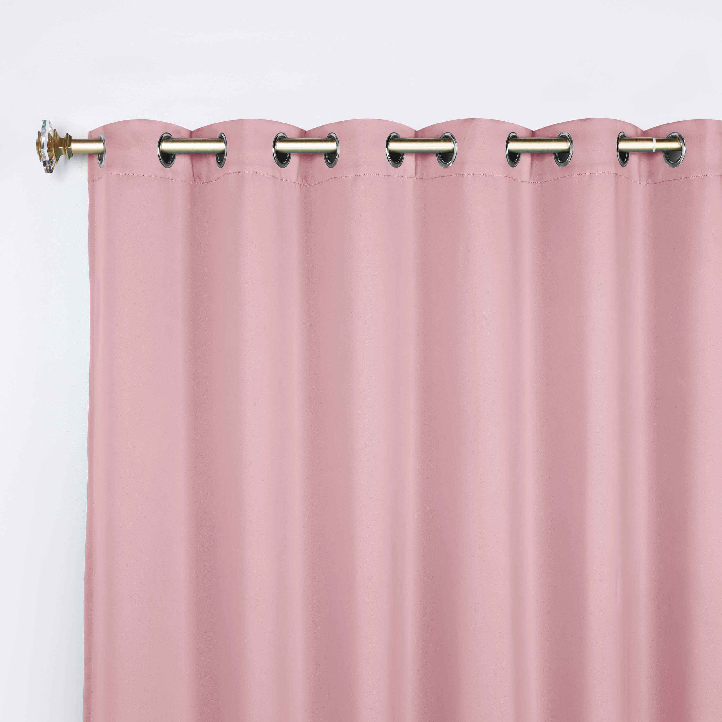 Machine Washable Blackout Curtains Set of 2 - Solid Color Room Darkening Window Treatments for Bedroom & Nursery - Blocks Light & Noise for Better Sleep