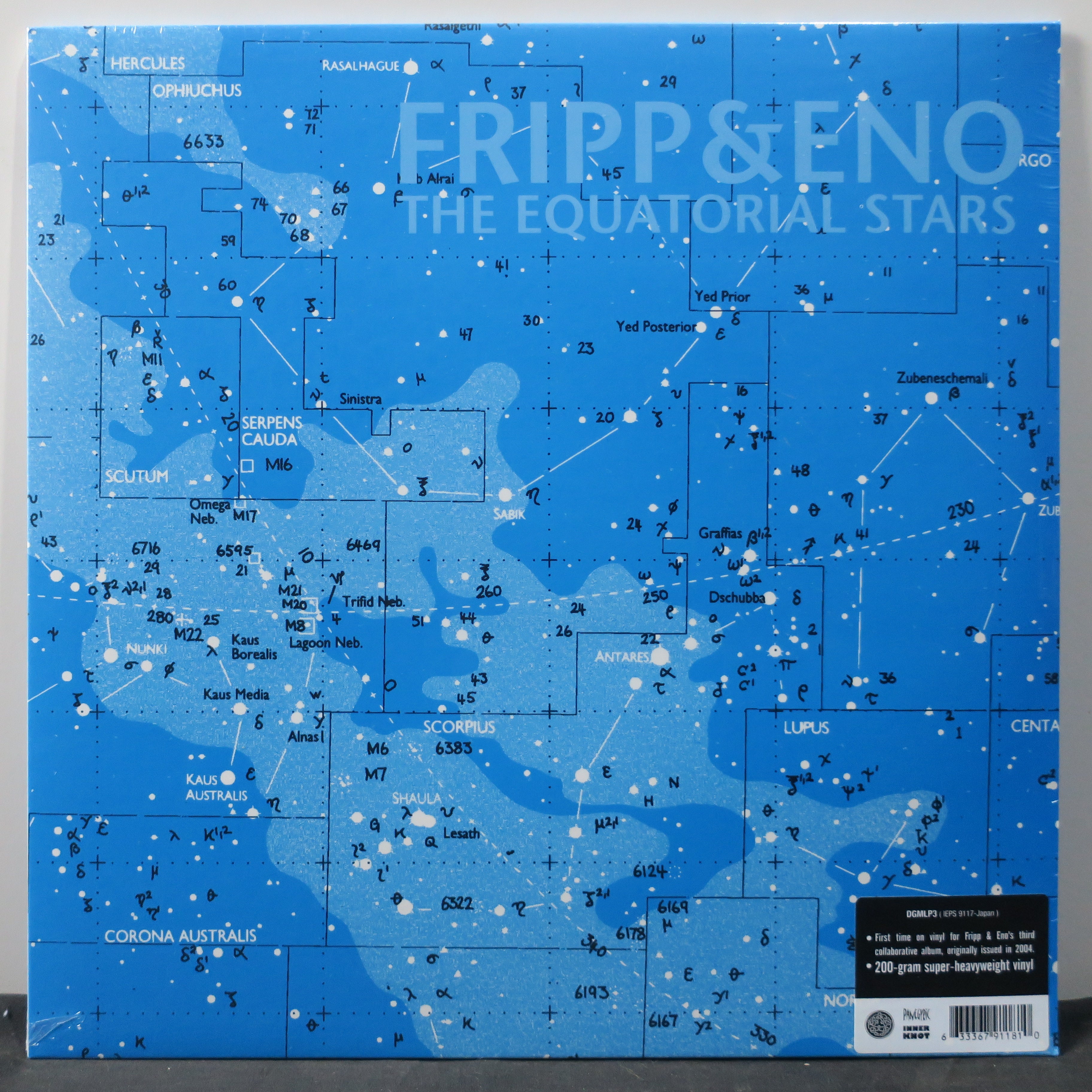 FRIPP & ENO 'Equatorial Stars' 200g Vinyl LP Record - Experimental Ambient Electronic Music (2004) | Perfect for Audiophiles & Vinyl Collectors, Ideal for Relaxation & Creative Spaces