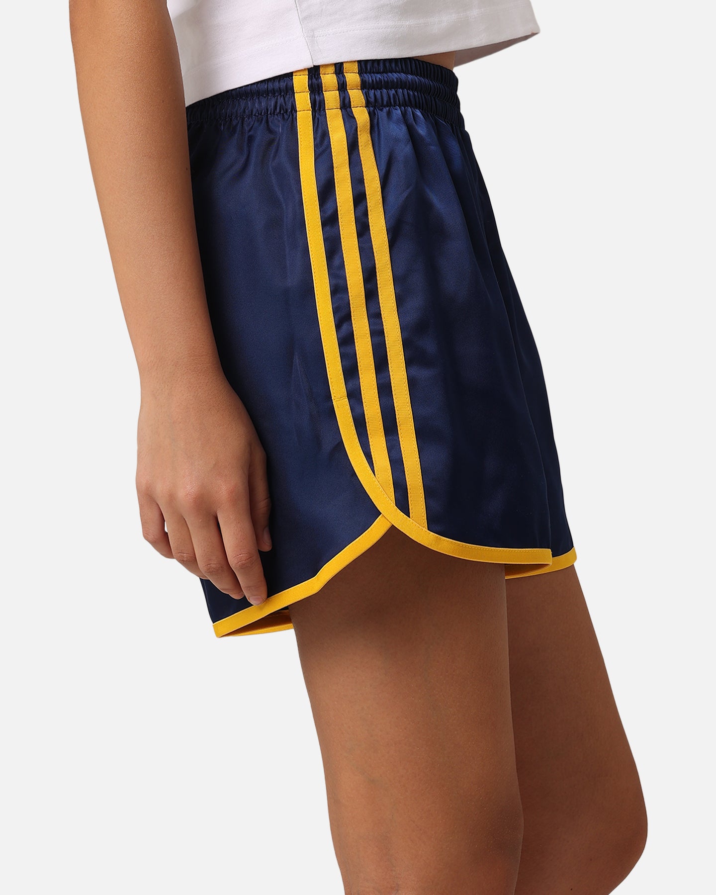 Adidas Women's Sprinter Running Shorts - Dark Blue Athletic Shorts for Workouts, Jogging & Gym Training