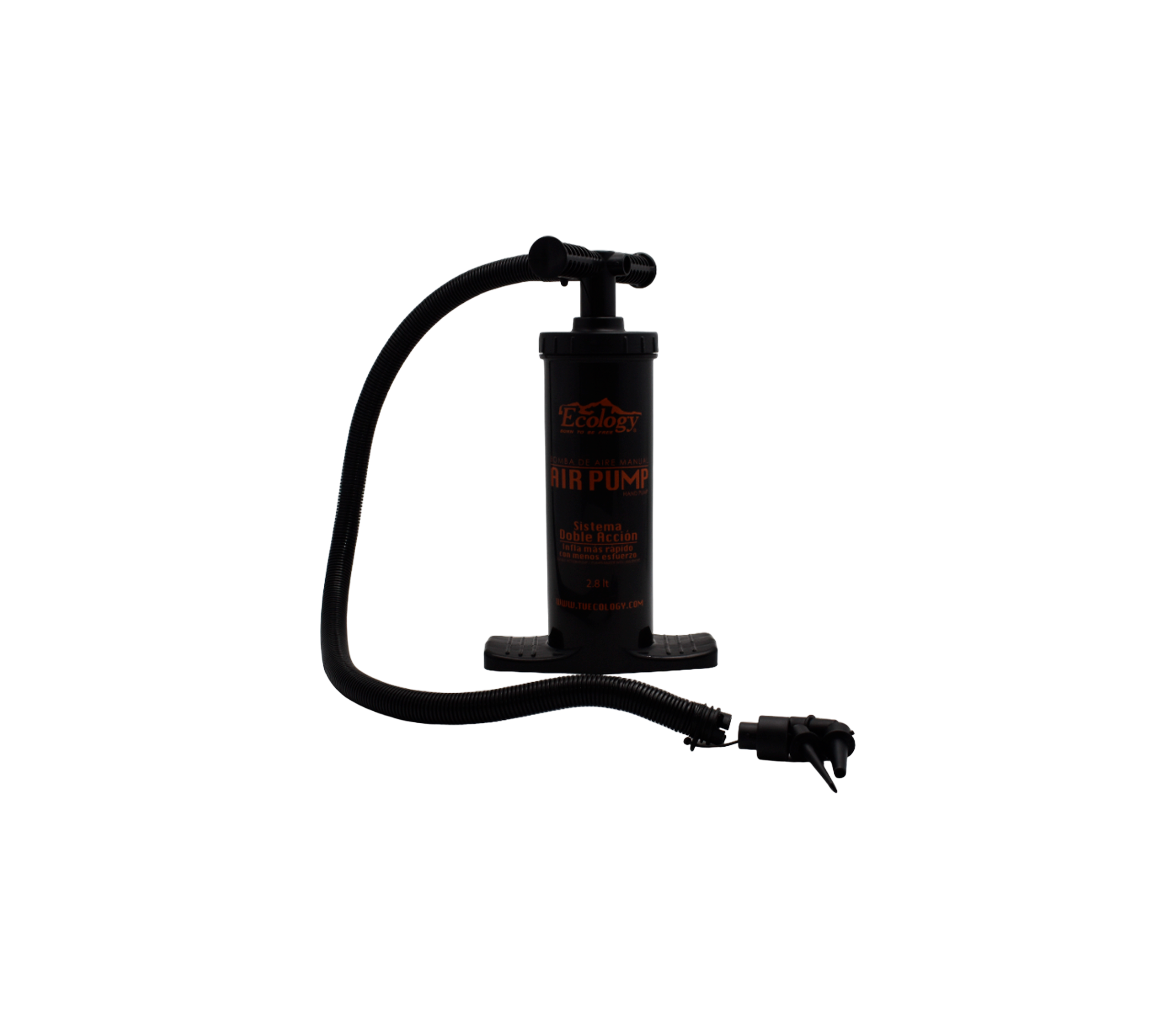 Ecology Dual Action Inflatable Pump - Portable Air Pump for Bikes, Balls, Pool Floats & Inflatables - Perfect for Outdoor Activities, Camping & Travel
