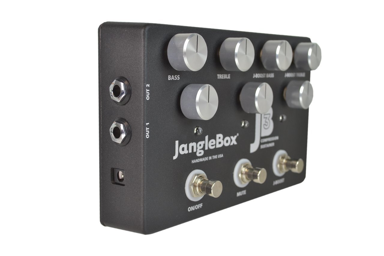JangleBox JB3 Guitar Effects Pedal - Compression Sustainer for Electric Guitar, Bass & Acoustic - Perfect for Studio Recording & Live Performances