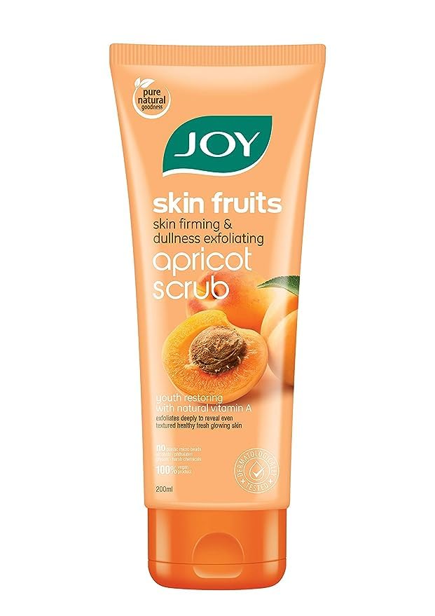 Natural Apricot Facial Scrub for Exfoliation - 200ml | Gentle Skin Brightening & Dead Cell Removal | Perfect for Daily Skincare Routine & Acne-Prone Skin