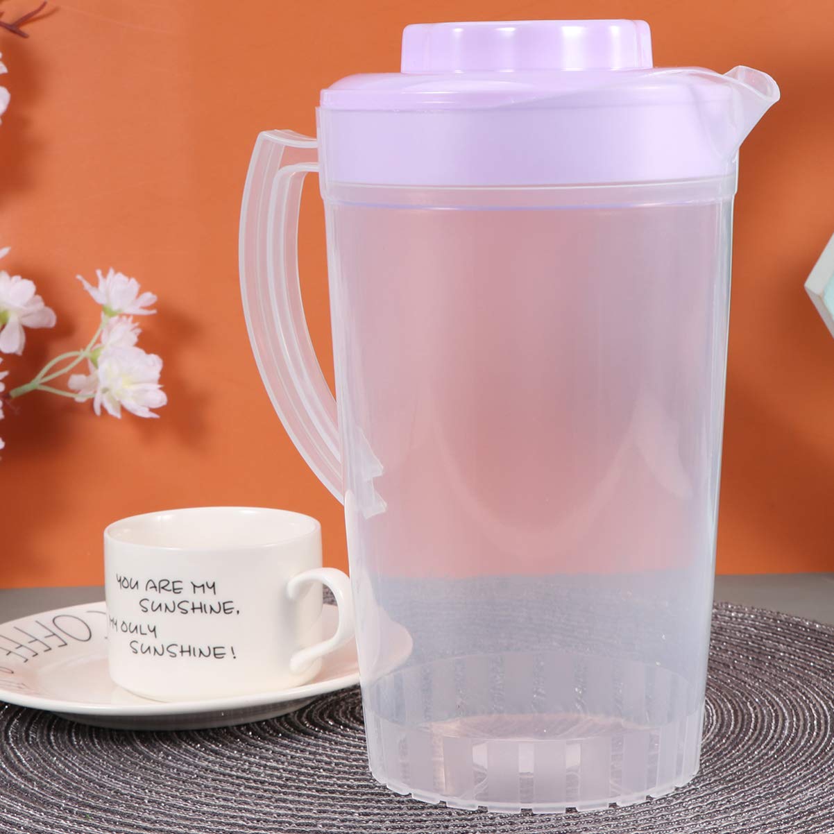 2L Large Insulated Beer Pitcher with Lid - Stainless Steel Cold Beverage Carafe for Iced Tea, Lemonade, Coffee & Hot Drinks - Perfect for Parties, BBQs, Restaurants & Home Use